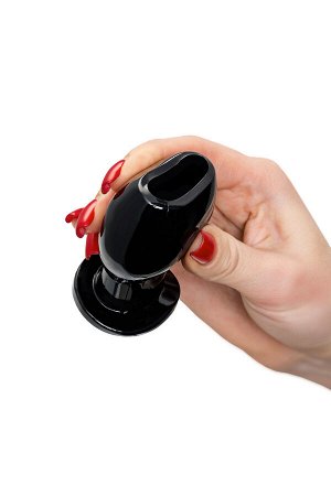 Анальная втулка TOYFA Basic S, TPE, чёрный, 6 см