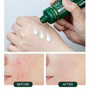 WellDerma Крем для лица восстанавливающий с центеллой Cream Cica Treatment Repair Daily, 50 мл