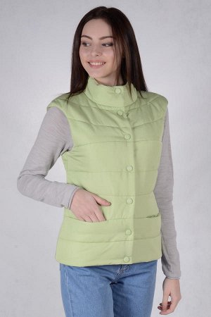 Куртка Укороченный простой, но в то же время очень стильный крой, делает данную модель жилета универсальной.Удобные карманы в подрезе,воротник-стойка,застежка на кнопки.Такая модель подойдет на любой 