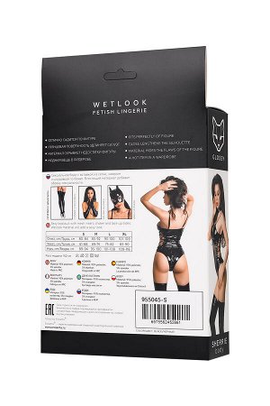 Боди Glossy Sherrie из материала Wetlook, S