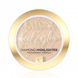 EVELINE FEEL THE GLOW Хайлайтер для лица №20 Gold Luminous 4,2г