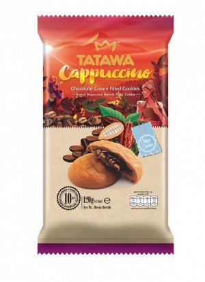 TATAWA печенье с кремом капучино, 120гр.