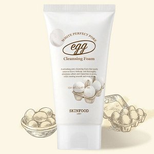 Пенка для умывания на основе яичного белка SkinFood Egg White Perfect Pore Cleansing Foam, 150мл