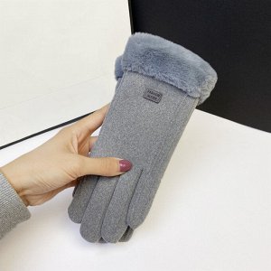Перчатки женские зимние, теплые, сенсорные