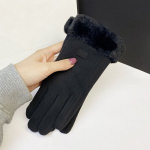 Перчатки женские зимние, теплые, сенсорные