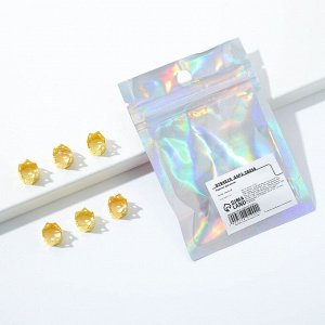 Заколки пирсинг для волос Princess, 6 шт., 0.9x1x0.9 см