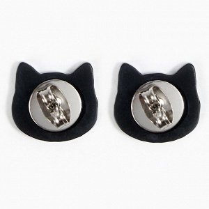 Серьги "Кошечки" 2 х 1,5 см    9581072