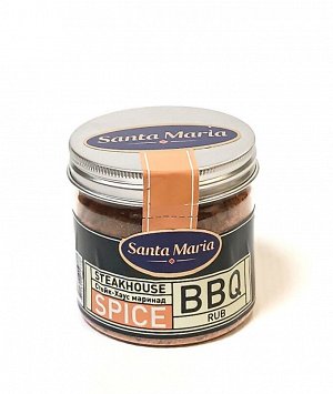 Сухой маринад  для мяса барбекю BBQ Steakhouse Spice Santa Maria, 85гр