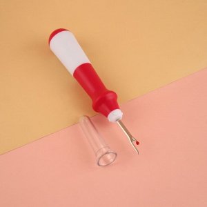 Вспарыватель с прорезиненной ручкой, 12,5 см, цвет МИКС