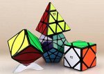 Набор QiYi 4 Non-Cube Gift Set (Pyraminx, Skewb, Megaminx, Ivy cube)