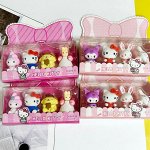 Набор мультяшных ластиков &quot;Семья Hello Kitty&quot;