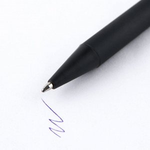 Ручка металл, синяя паста с УВ-печатью в конверте «8 марта», 1 мм