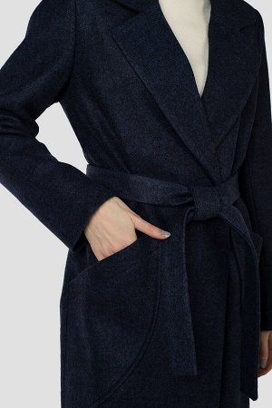 01-07140 Пальто женское демисезонное(пояс)
