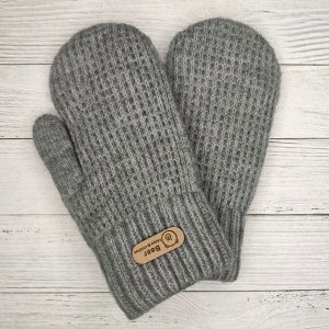Рукавицы детские, варежки с мехом