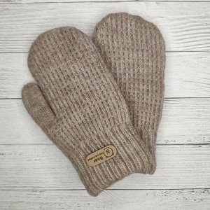 Рукавицы детские, варежки с мехом