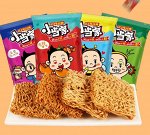 Лапша быстрого приготовления со вкусом &quot;Острый краб, Свинина, Лук, Говядина «Пять специй», Свинина с медом&quot; 20 гр