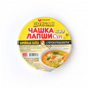 Лапша "Дон Сан " со вкусом курицы, не острая, NongShim, 86 гр