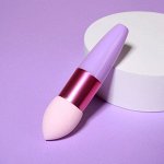 Спонж для макияжа с ручкой «Капля», 10 ? 3 см, цвет МИКС