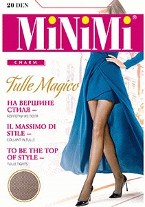 Колготки TULLE MAGICO (MINIMI) 10/100/ матовые колготки с эффектом тюля