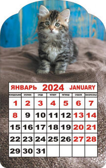 Календарь на магните 2024 "Котёнок"