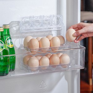 Стеллаж для хранения куриных яиц, прозрачный