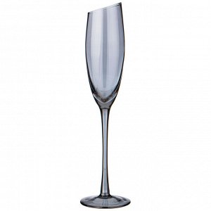 Набор бокалов для шампанского из 2-х штук "daisy blue" 180мл