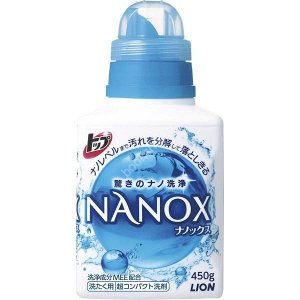 241980 "Lion" "Топ-Nanox Super" Гель для стирки концентрированный (бутылка) 450 гр. 1/15