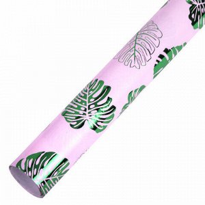 Бумага упаковочная подарочная С ЭФФЕКТАМИ НАБОР 3 шт., "Colorful Tropics", 70х100 см, ЗОЛОТАЯ СКАЗКА, 591945