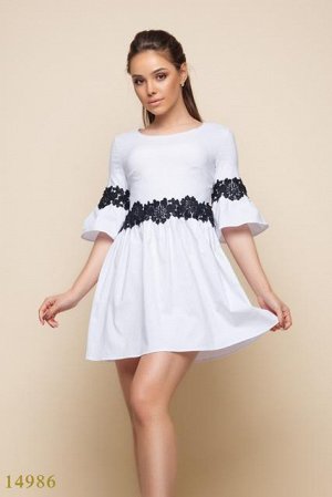 Женское платье 14986 белый
