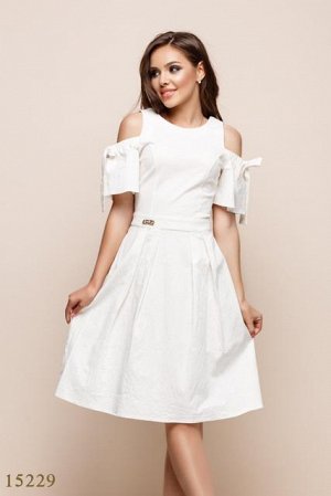Женское платье 15229 белый