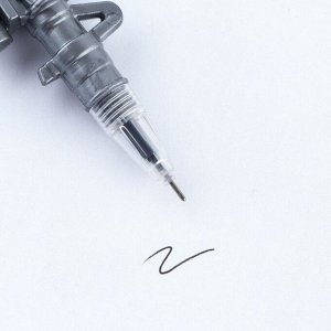 Ручка прикол, шариковая синяя паста гранатомет пластик 0.5 мм «Вижу цель. 23 февраля»