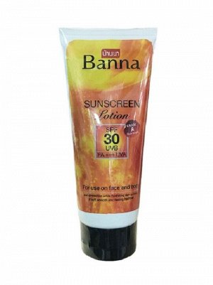 Солнцезащитный крем для лица и тела Banna Sunscreen Lotion SPF 30