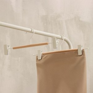 Вешалка для брюк и юбок LaDо́m Laconique, 28x11,5x2,8 см, цвет белый