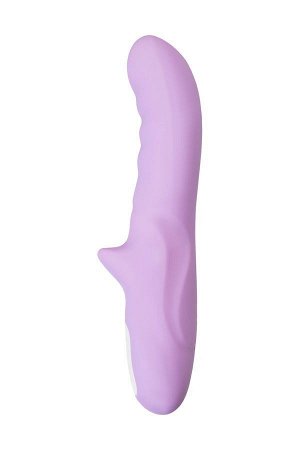 Вибратор-ротатор MERRY-GOR, силикон, фиолетовый, 20,7 см