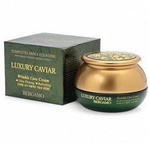 Bergamo Омолаживающий крем с экстрактом черной икры Luxury Caviar Wrinkle, 50 гр