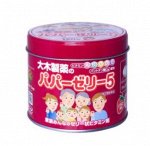 UHA / OHKI Papa Jelly 5 (Papazeri 5) Детские витамины желе с клубничным вкусом 120 шт.