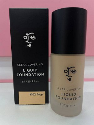 Ottie Тональная основа Clear Covering Liquid Foundation, 35 мл