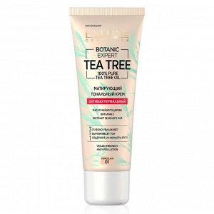 Тональный крем антибактериальный матирующий 3в1 BOTANIC EXPERT - 01 PORCELAIN 30мл