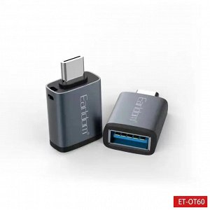 Переходник высокоскоростной адаптер Earldom c USB (3.0) на Type-C