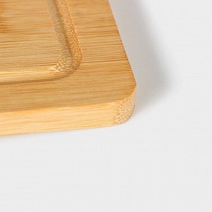 Доска разделочная Доляна «Идея», 35?25 см, бамбук