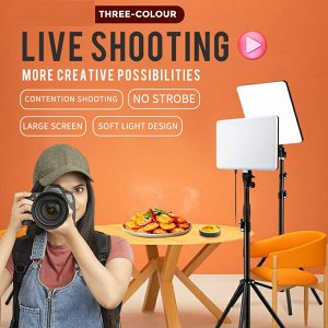 Профессиональная лампа LED Professional Photography Fill Light PL36, 36см для фото и видео съёмки, осветитель, видеосвет + штатив