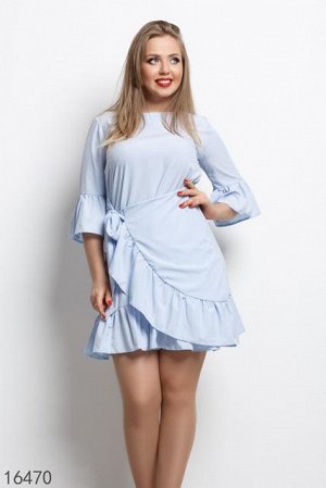 Женское платье 16470 голубой