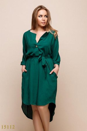 Женское платье 15112 зеленый