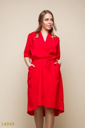Женское платье 14949 красный