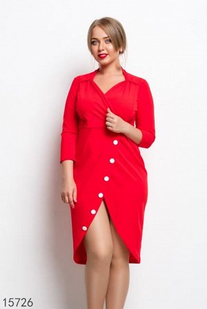 Женское платье 15726 красный