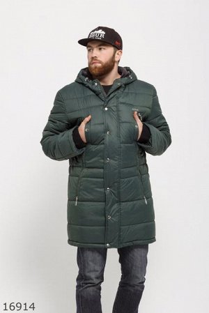 Мужская куртка 16914 зеленый