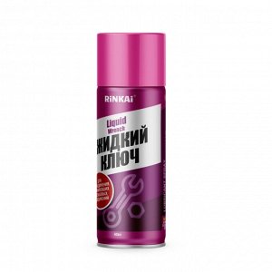 Смазка проникающая (жидкий ключ) многоцелевая, Rinkai Liquid Wrench, 400 мл