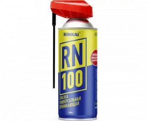 Смазка проникающая (жидкий ключ) RN-100 многоцелевая, антикоррозийная, аэрозоль Rinkai, 450 мл