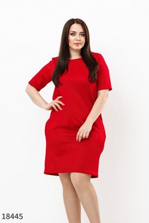 Женское платье 18445 красный