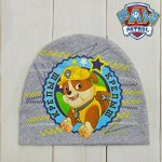 Щенячий патруль. Шапка детская Paw Patrol &quot;Крепыш&quot; размер 54, хлопок 100%